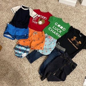 Lot of boys summer clothes